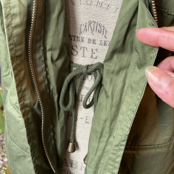 Fire Los Angeles army green and studded lightweight jacket - Picture 8 of 12